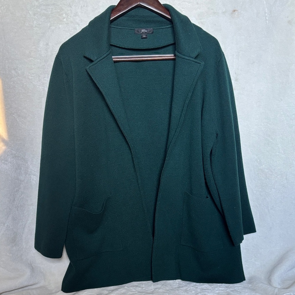 J. Crew Forest Green Blazer - Picture 1 of 3